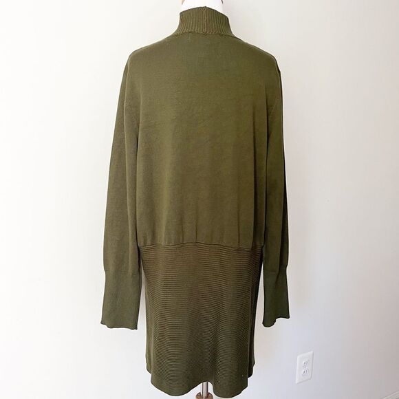Olive Green Magaschoni. Duster/cardigan - Picture 2 of 4